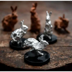Agile Rabbit in Sterling Silver - Haute Orfèvrerie