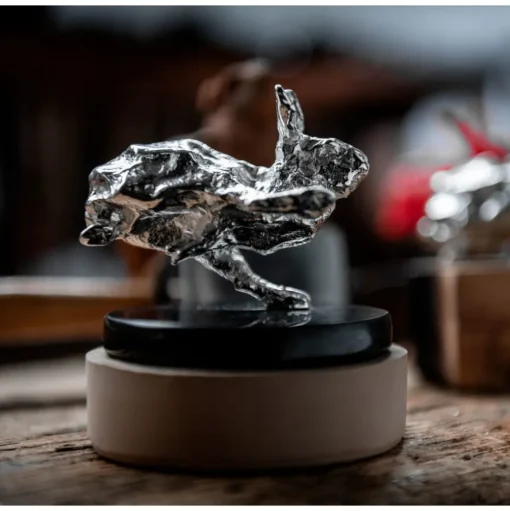 Agile Rabbit in Sterling Silver - Haute Orfèvrerie