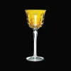 Amber Crystal Wine Glass
