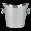 Anémone-Belle Epoque Silver-Plated Ice Bucket
