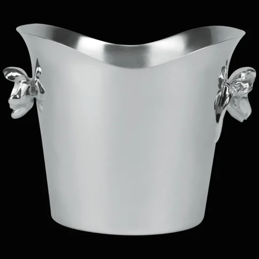 Anémone-Belle Epoque Silver-Plated Ice Bucket