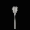 Black Stainless Steel Cream Soup Spoon
