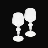 Blown Glass White Wine Glass Set