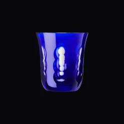 Blue Crystal Water Glass