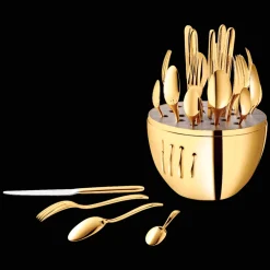 24-Carat 24-Piece Gold Flatware Set