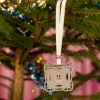 Celebration ornament Rectangle - Silver plated