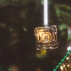 Celebration ornament Rectangle - Silver plated