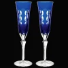 Crystal Champagne Flutes - Set of 2
