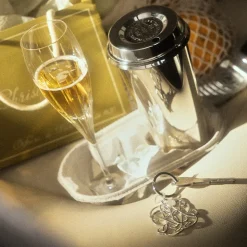 Crystal champagne flutes - Set of 2