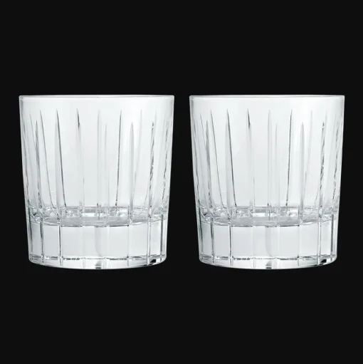 Crystal Double Old Fashioned Glass - Set of 2