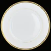 Gilded Porcelain Dinner Plate