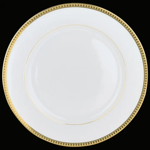 Gilded Porcelain Dinner Plate