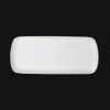 Gold Finish Porcelain Cake Platter - 15 x 6 in