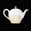 Gold Porcelain Round Teapot - 50 oz