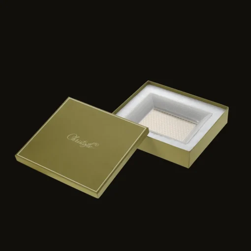Gold Porcelain Trinket Tray Gift Box
