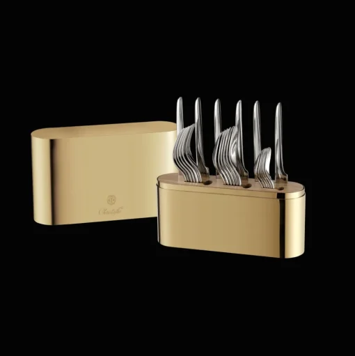 Gold Stainless Steel Case - 24-piece stainless steel (sold empty)