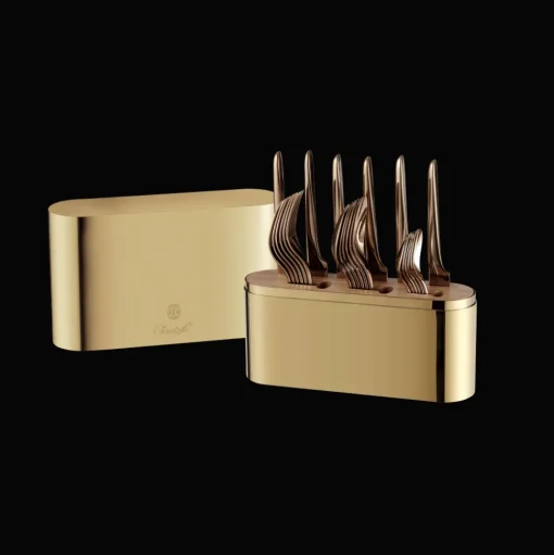 Gold Stainless Steel Case - 24-piece stainless steel (sold empty)