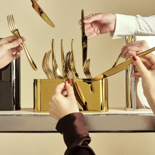 Gold Stainless Steel Case - 24-piece stainless steel (sold empty)