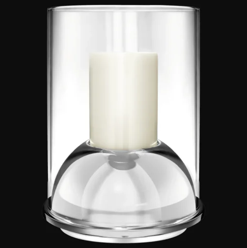 Large Stainless Steel Hurricane Candle Holder