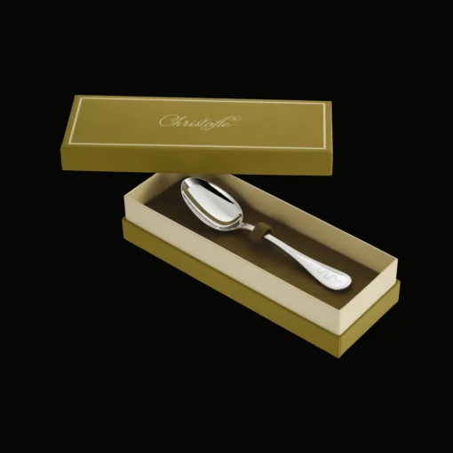 Lunar New Year Snake Engraved Silver-Plated Tea Spoon