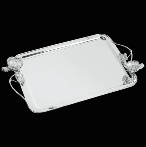 Medium Silver-Plated Rectangular Tray 17 x 12 in