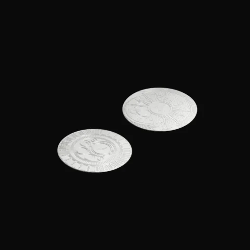 Palladium Plated Coaster Set