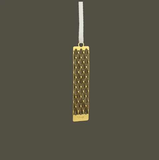 Palmette Gilded Metal Bookmark
