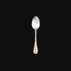 Partially Gilded Silver plated Dessert spoon