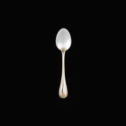 Partially Gilded Silver plated Dessert spoon
