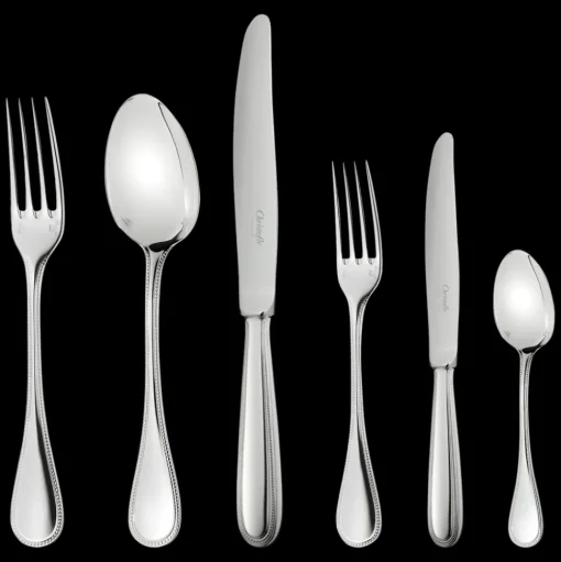 36-Piece Silver-Plated Flatware Set with Storage Box