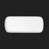 Platinum Finish Porcelain Cake Platter - 15 x 6 in