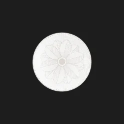 Porcelain Bread Plate Platinum Finish