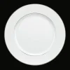 Porcelain Dessert Plate with Leafing