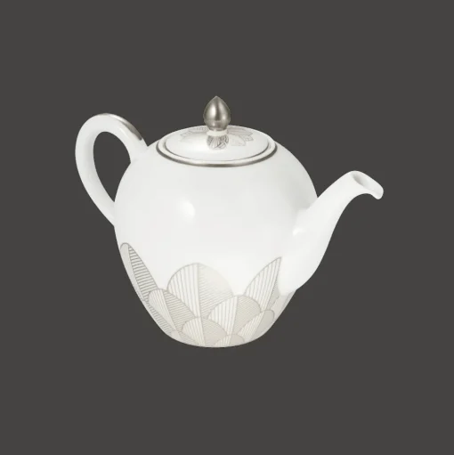Porcelain Round Teapot - 50 oz