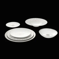 Porcelain Soup cereal bowl Platinum Finish