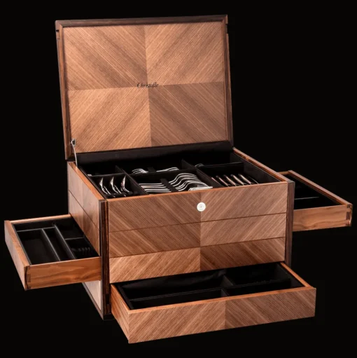 Prestige chest, may contain 165 pieces, sold empty