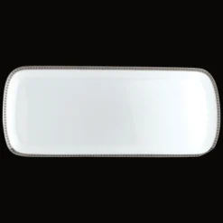 Rectangular Plate Platinum finish - 15 in