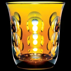Red Crystal Water Glass