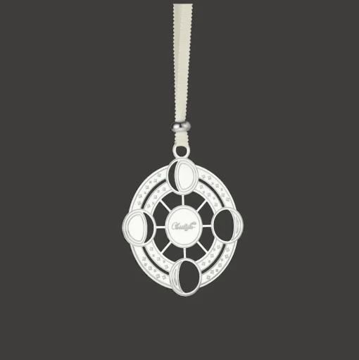 Set of 3 Silver-Plated Ornaments