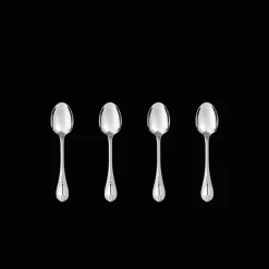 Silver plated Set of 4 espresso spoons