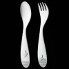 Silver plated two-piece flatware set
