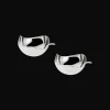 Silvered Vintage Little Leaf Bowl Duo