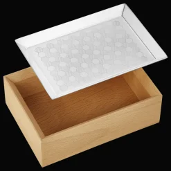Silver-Plated & Beech Wood Box