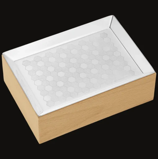 Silver-Plated & Beech Wood Box