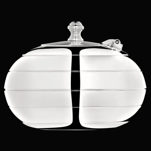 Silver-Plated Ashtray with Lid