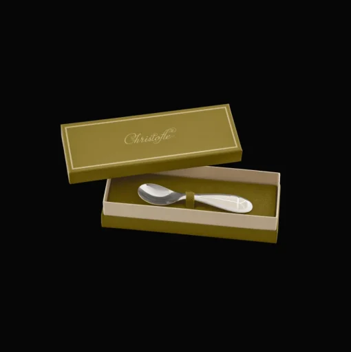 Silver-plated Baby Spoon - Ivory