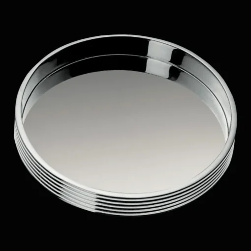 Silver-Plated Bottle Coaster