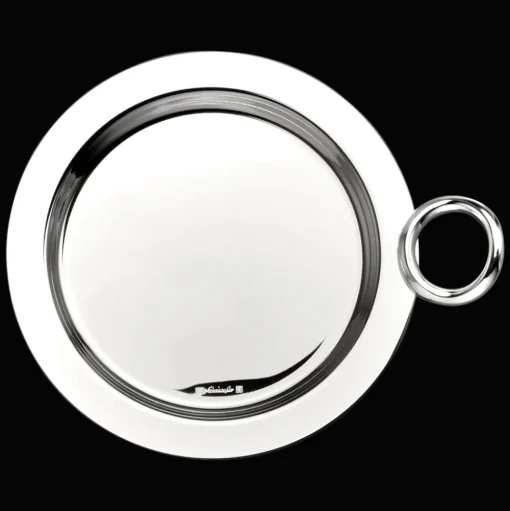 Silver-Plated Bottle/Carafe Coaster