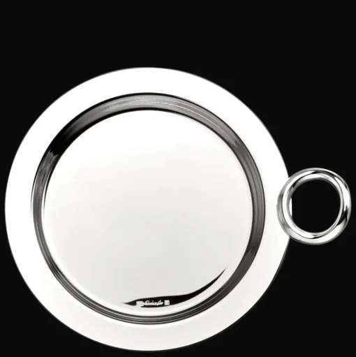 Silver-Plated Bottle/Carafe Coaster
