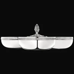 Silver-Plated 3-Bowl Server